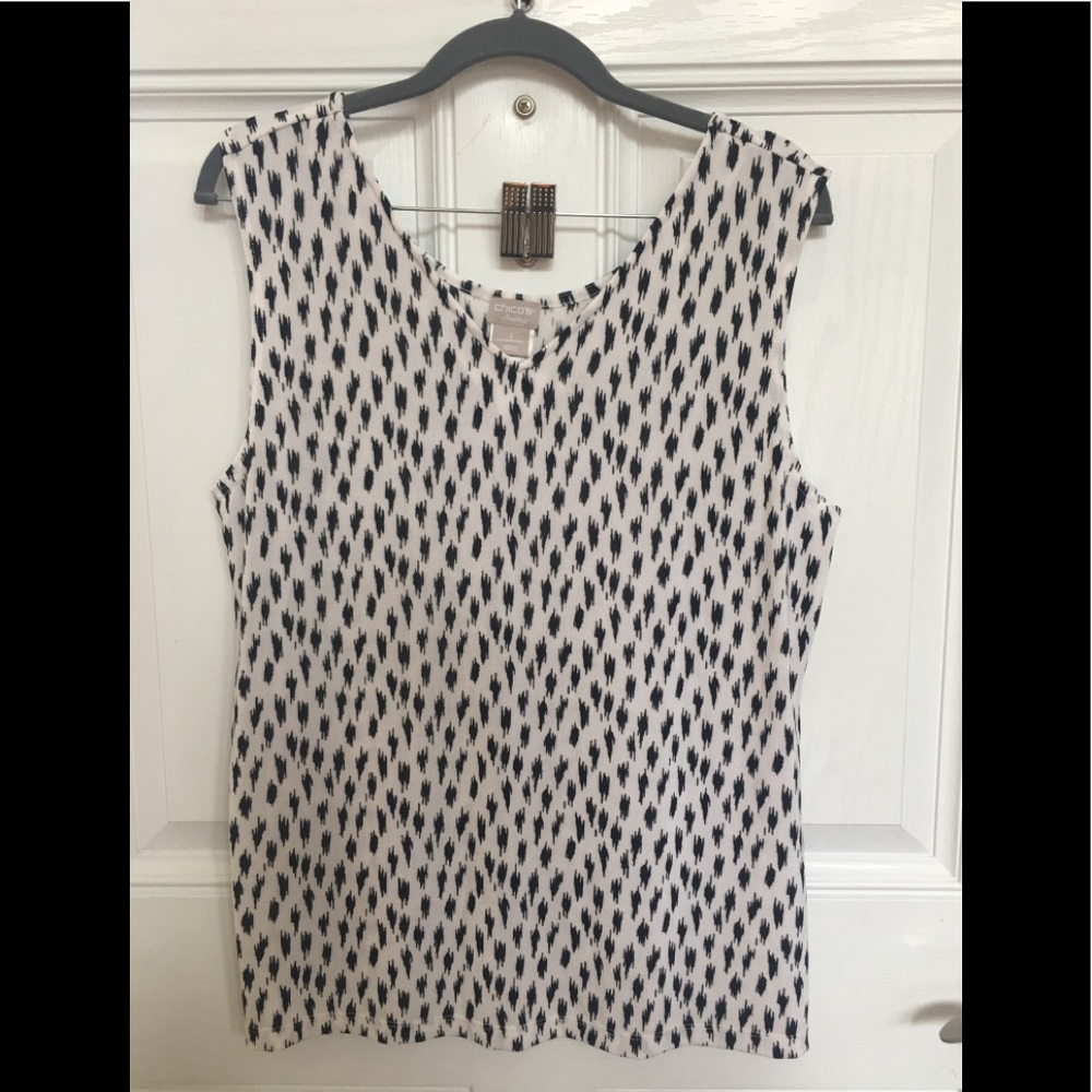 Chico’s Travelers Printed Tank